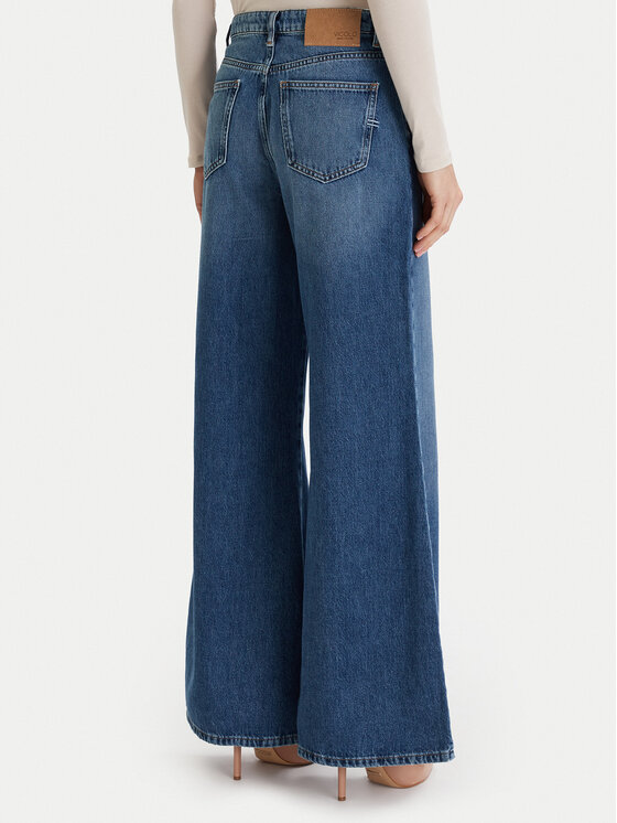 ViCOLO ViCOLO Jeansy DF5159 Modrá Wide Leg