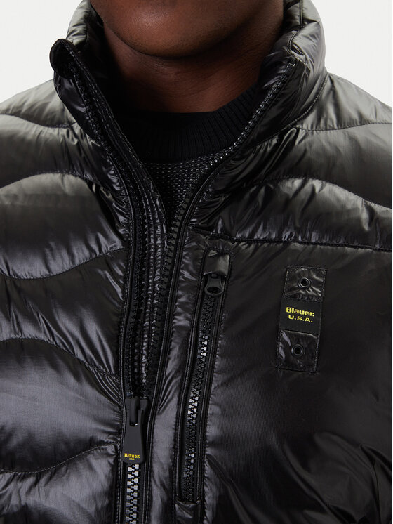 Blauer Blauer Dūnu jaka 25WBLUC03075 Melns Regular Fit