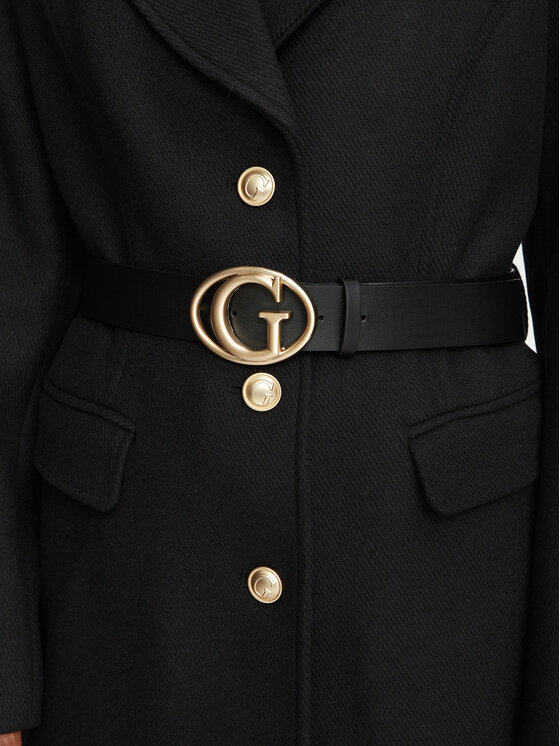 Guess Guess Vuneni kaput W6BL40 W4092 Crna Regular Fit