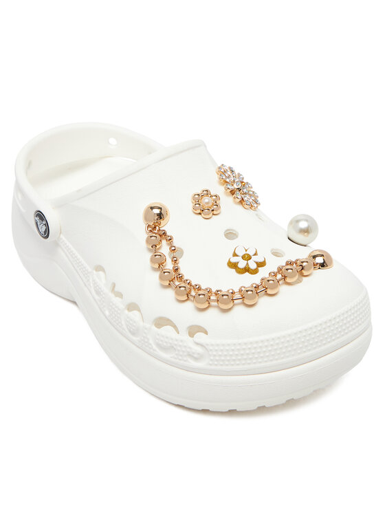 Crocs Crocs Ozdoba na topánky PRETTY IN GOLD 5 PACK 10014866 Zlatá