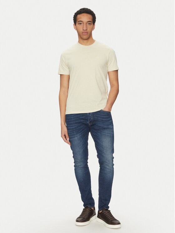 Liu Jo Liu Jo T-särk QA5145 J4819 Beež Regular Fit