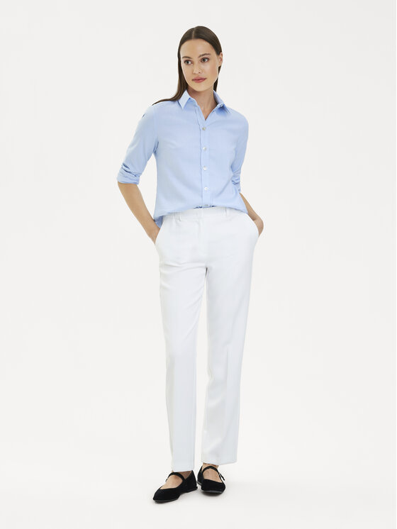 KMX KMX Koszula 502390015 Niebieski Fitted Fit