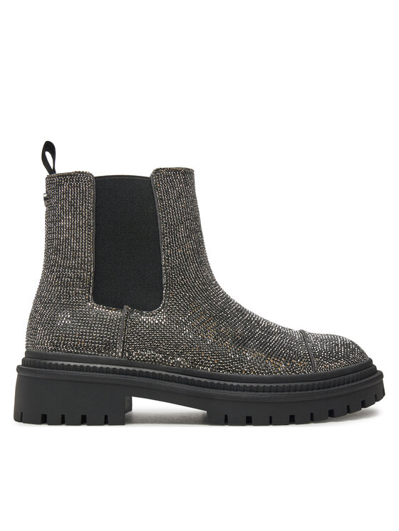 Steve Madden Steve Madden Kotníková obuv s elastickým prvkem Moonlit SM11003468 Stříbrná