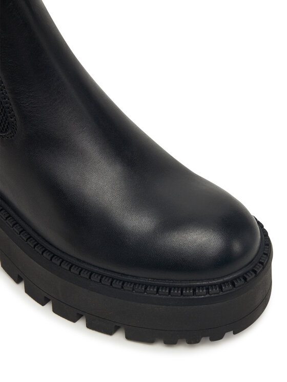 Tamaris Tamaris Kotníková obuv s elastickým prvkem 1-25486-43 Černá