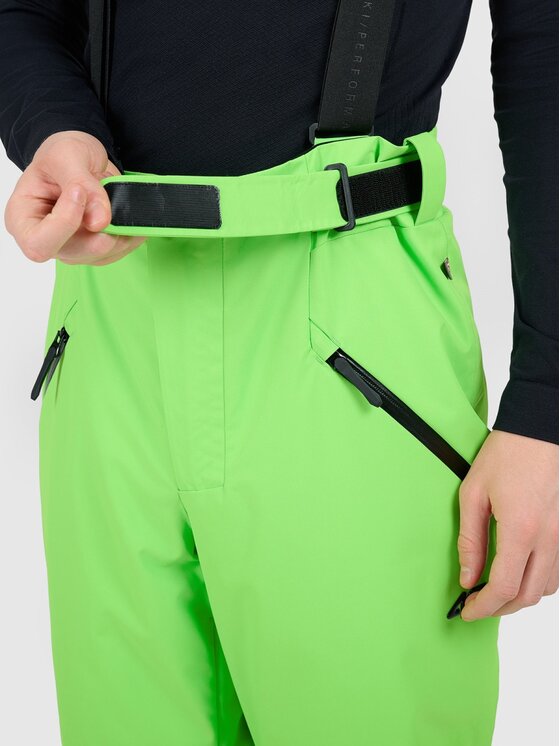 4F 4F Pantaloni da sci 4FWAW25TFTRM0902-41N Verde Regular Fit