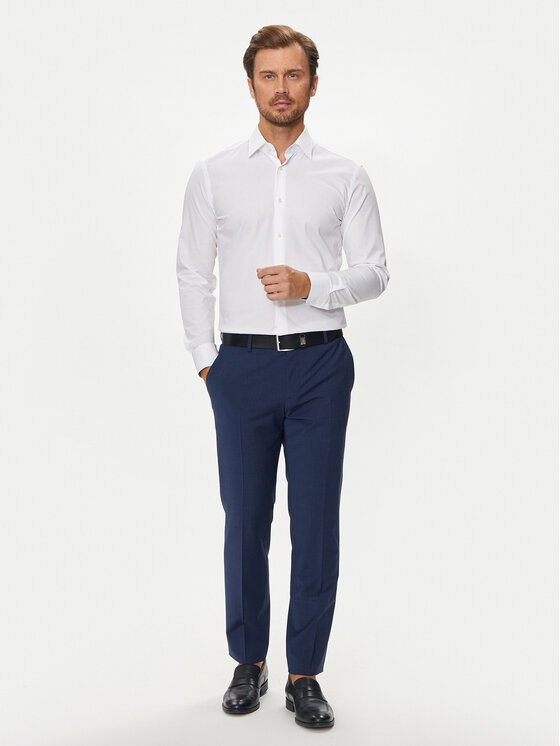 BOSS Boss Košulja H-Hank 50519859 Bijela Slim Fit