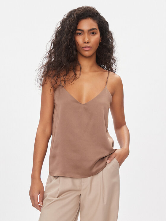 Marella Marella Top Orda 2413161041200 Smeđa Regular Fit