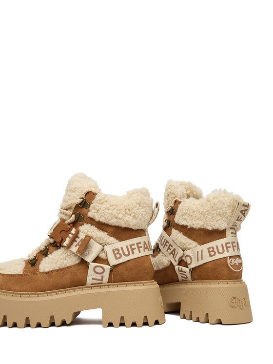 Buffalo Buffalo Kotníková obuv Aspen Com Mid Warm 1622594 Béžová