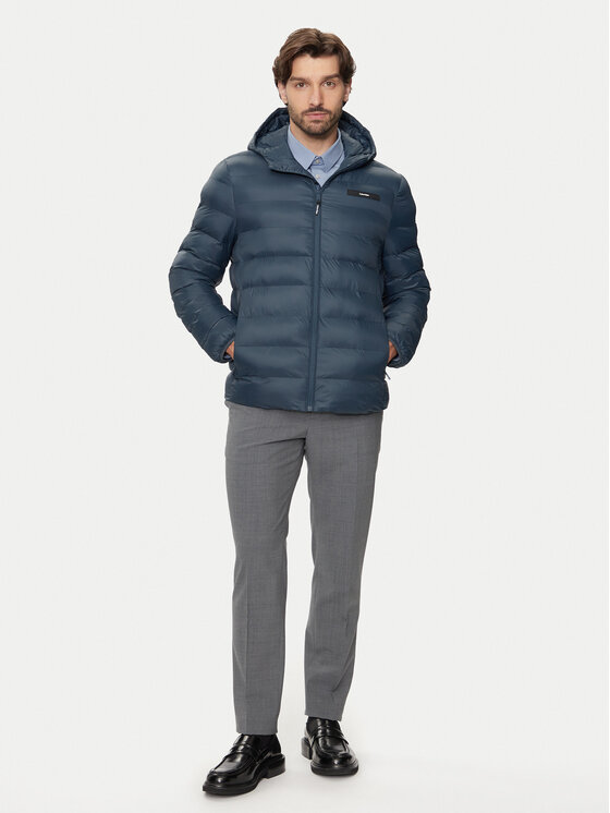 Calvin Klein Calvin Klein Žieminė striukė K10K113908 Mėlyna Regular Fit