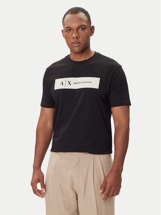 Armani Exchange Armani Exchange T-shirt XM001425 AF10361 UC001 Crna Regular Fit