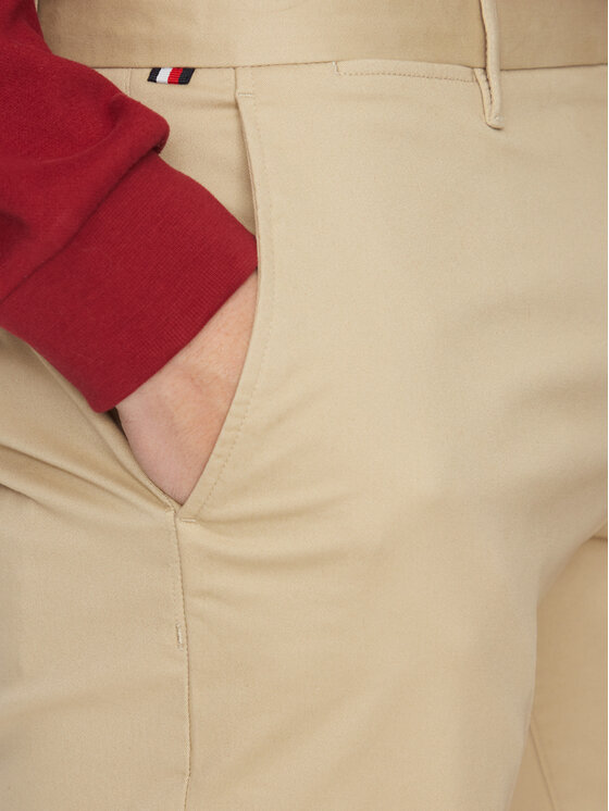 Tommy Hilfiger Tommy Hilfiger Stoffshorts Brooklyn MW0MW23563 Beige Regular Fit