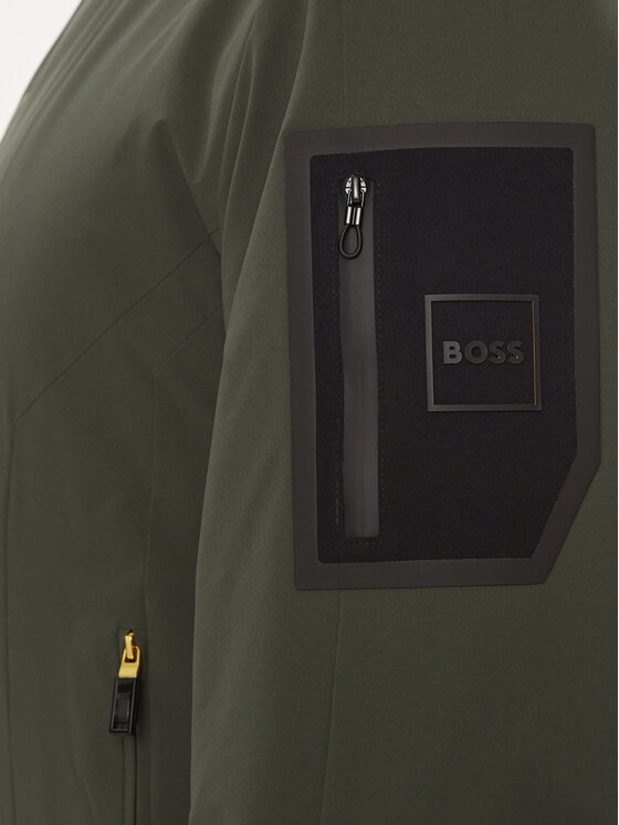BOSS Boss Kurtka przejściowa J_Grid 50499481 Zielony Regular Fit