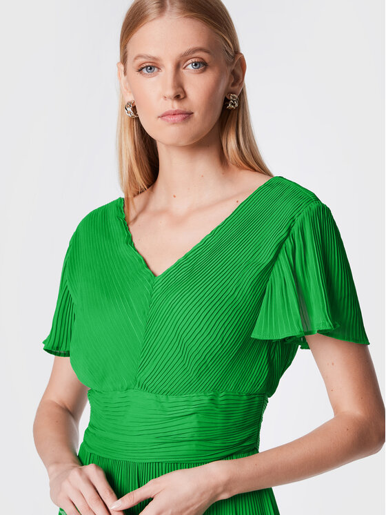 DKNY DKNY Každodenní šaty DD2EI909 Zelená Regular Fit