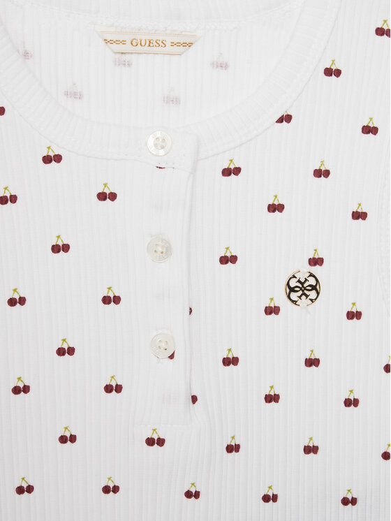 Guess Guess Топ J5GP01 KCSQ4 Білий Regular Fit
