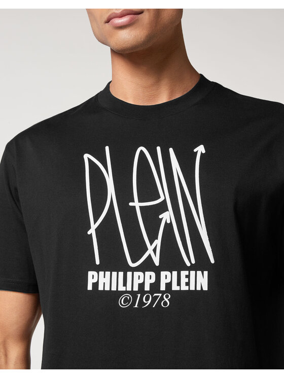 PHILIPP PLEIN PHILIPP PLEIN T-Shirt 1207 Czarny Regular Fit