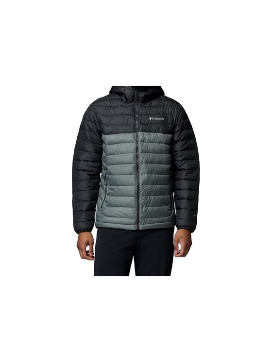 Columbia Columbia Kurtka przejściowa Powder Lite II Hooded Jacket 2086944342 Zielony Regular Fit