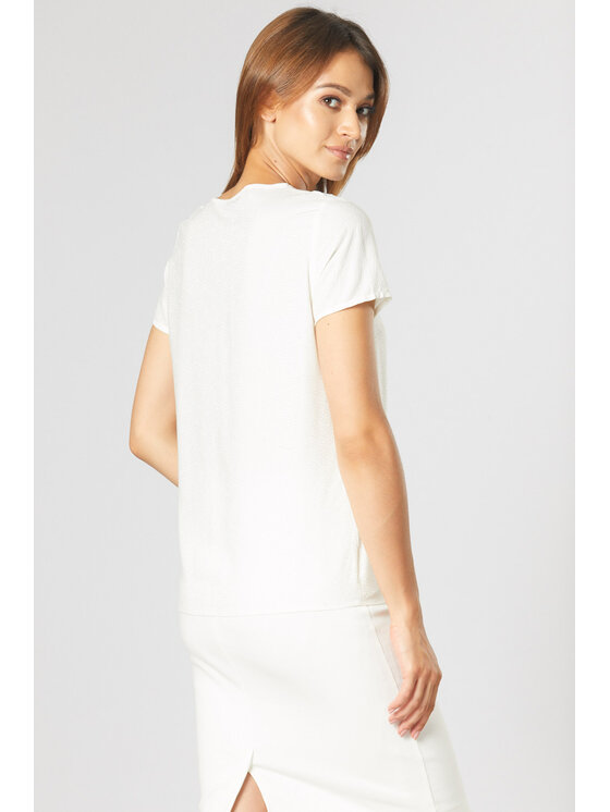 QUIOSQUE QUIOSQUE Halenka LIGHT SHIRT Écru Regular Fit