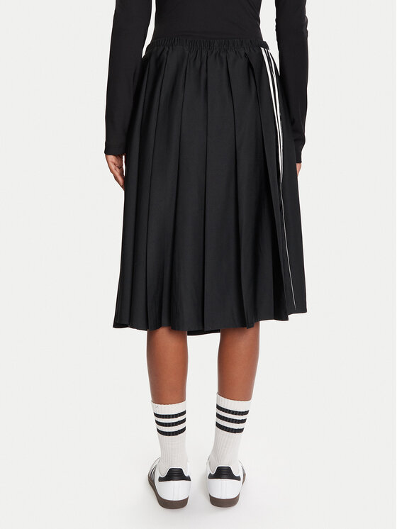 adidas adidas Plisovaná sukňa Ribbon JW0114 Čierna Regular Fit