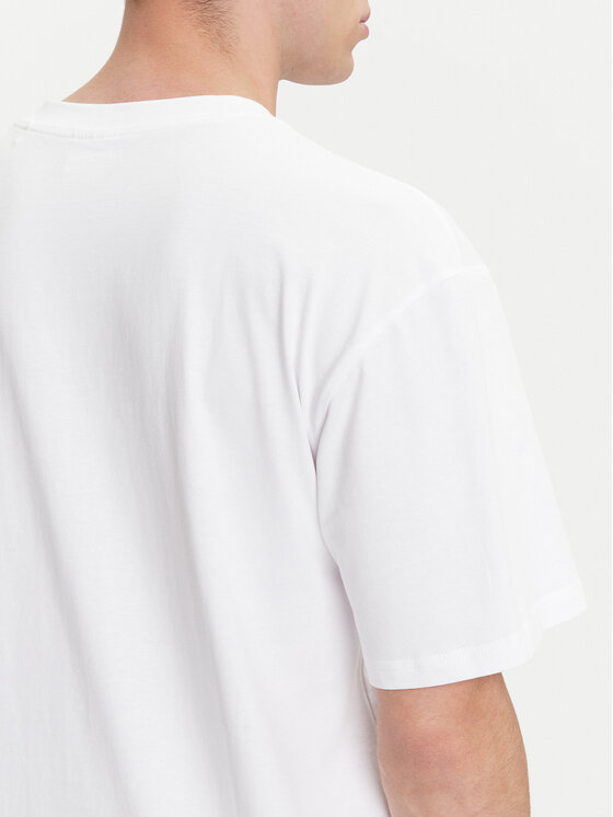 Karl Kani Karl Kani T-krekls Varsity Palm PD00005336 Balts Relaxed Fit