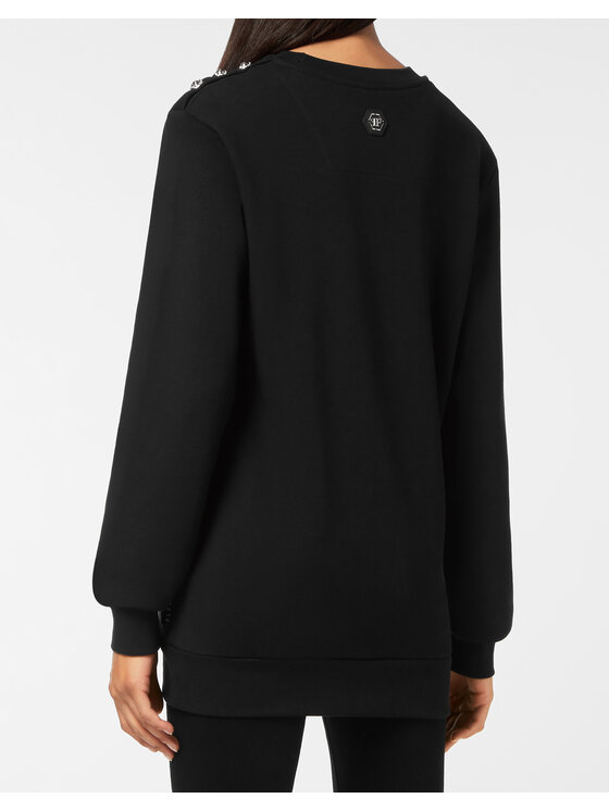 PHILIPP PLEIN PHILIPP PLEIN Bluza 2069 Czarny Regular Fit