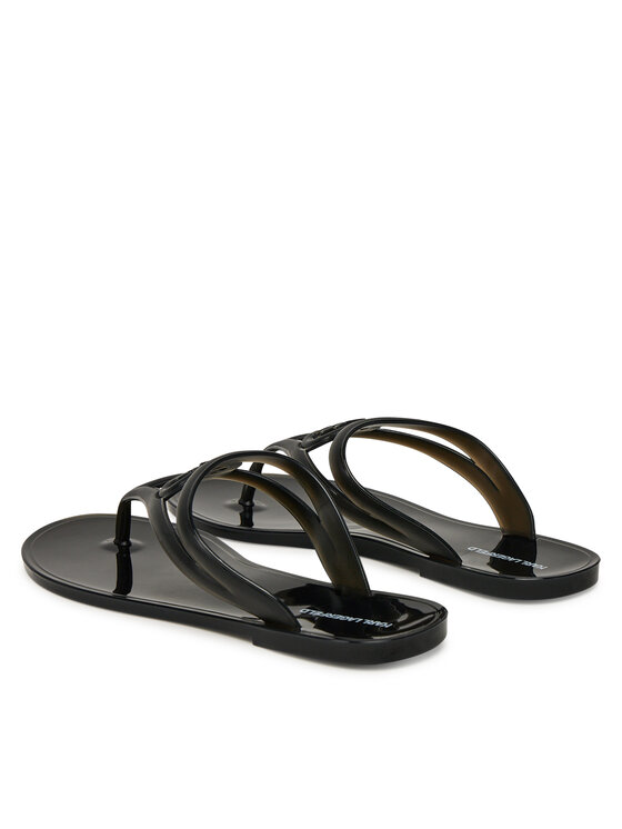 KARL LAGERFELD KARL LAGERFELD Žabky Jelly Thong KL80007A Černá