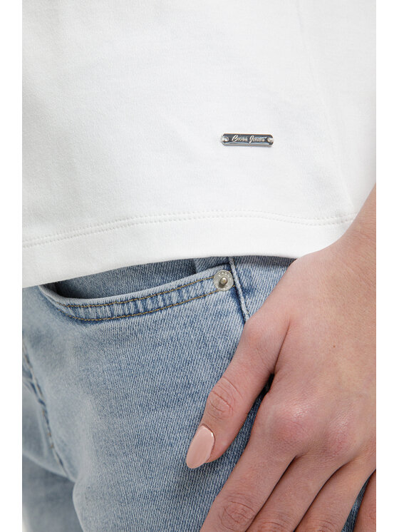 Cross Jeans Cross Jeans T-Shirt 56259-008 Biały