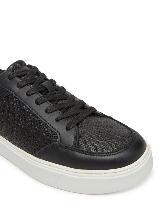Calvin Klein Calvin Klein Sneakersy Clean Cup Low Laceup Mono HM0HM01899 Czarny