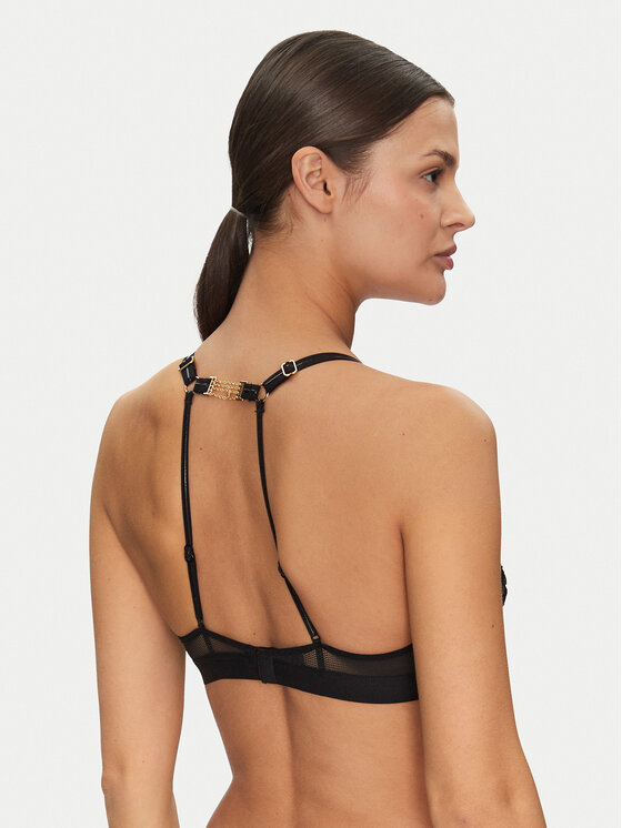 Chantelle Chantelle Σουτιέν Bralette Reptilla C01LP9 Μαύρο