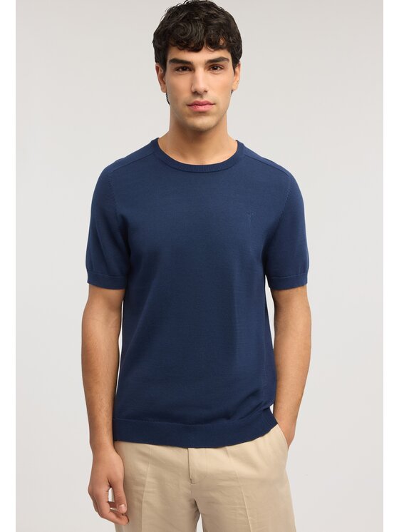 Trussardi Trussardi Sweter M0618000066N034 Niebieski Regular Fit