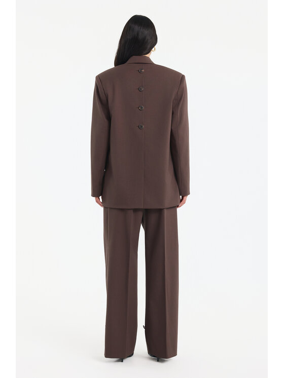BENU BENU Marynarka AW25 Brązowy Regular Fit