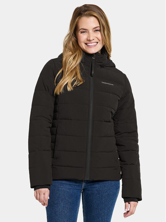 Didriksons Giubbotto invernale Katrin Wns Jkt 504825 Nero Standard Fit, taglia : 36