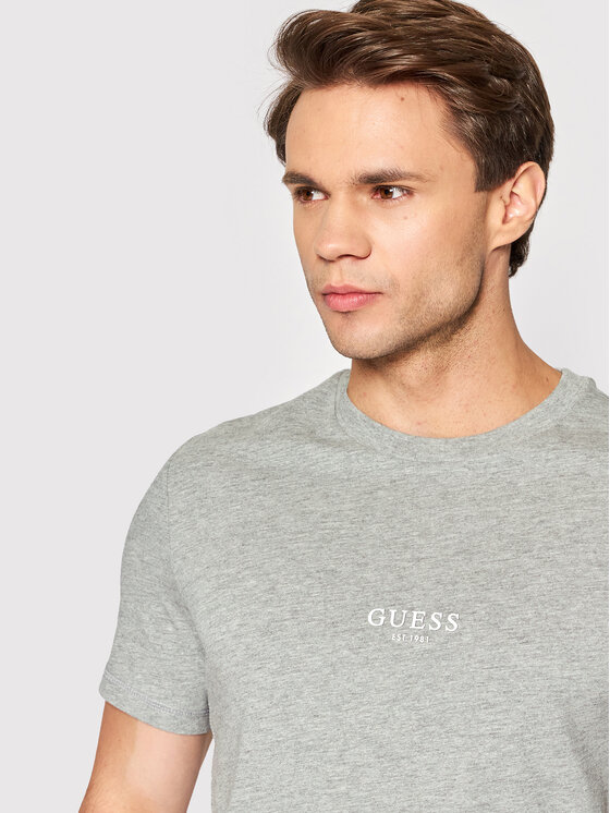 Guess Guess T-krekls M2YI72 I3Z11 Pelēks Slim Fit