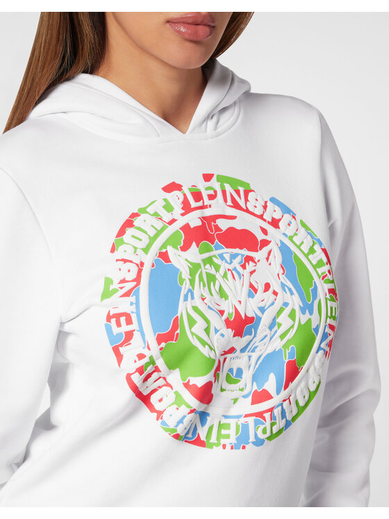 Plein Sport Plein Sport Felpa 13019 Bianco Regular Fit