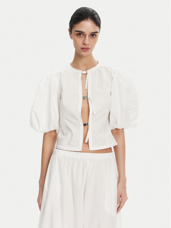 PINKO PINKO Bluză 105185 Alb Regular Fit