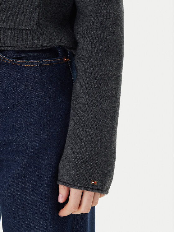 Tommy Hilfiger Tommy Hilfiger Kardigán WW0WW46441 Szürke Regular Fit
