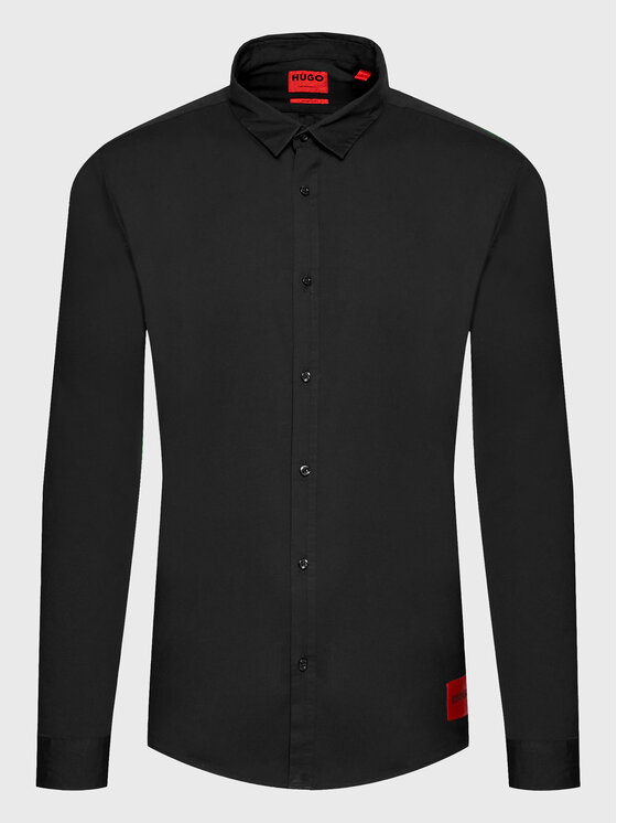 HUGO Hugo Koszula Ero3-W 50475687 Czarny Extra Slim Fit