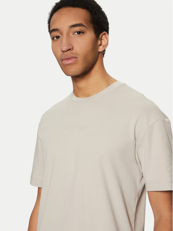 Calvin Klein Calvin Klein Tričko K10K114167 Béžová Slim Fit
