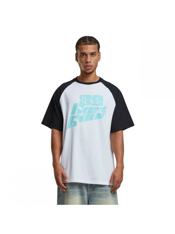 Karl Kani Karl Kani T-shirt SIGNATURE COLORBLOCK RAGLAN T-SHIRT Bianco Regular Fit