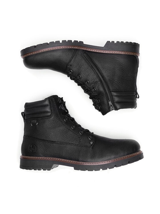 Rieker Rieker Schnürschuhe F3600-00 Schwarz
