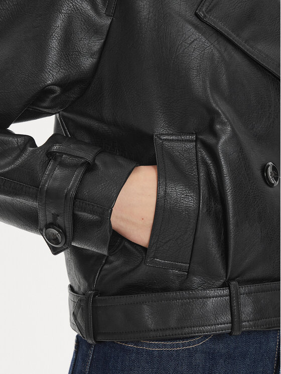 ONLY ONLY Jacke aus Kunstleder Vera 15308584 Schwarz Regular Fit
