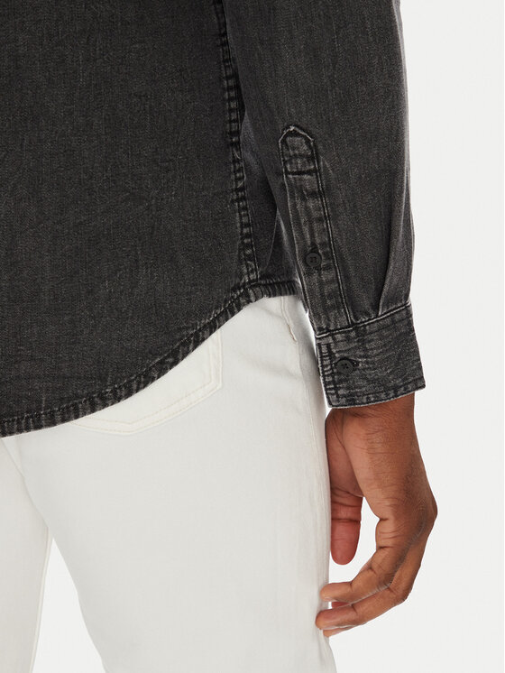 Calvin Klein Jeans Calvin Klein Jeans cămașă de blugi Classic LV040BM733 Gri Regular Fit