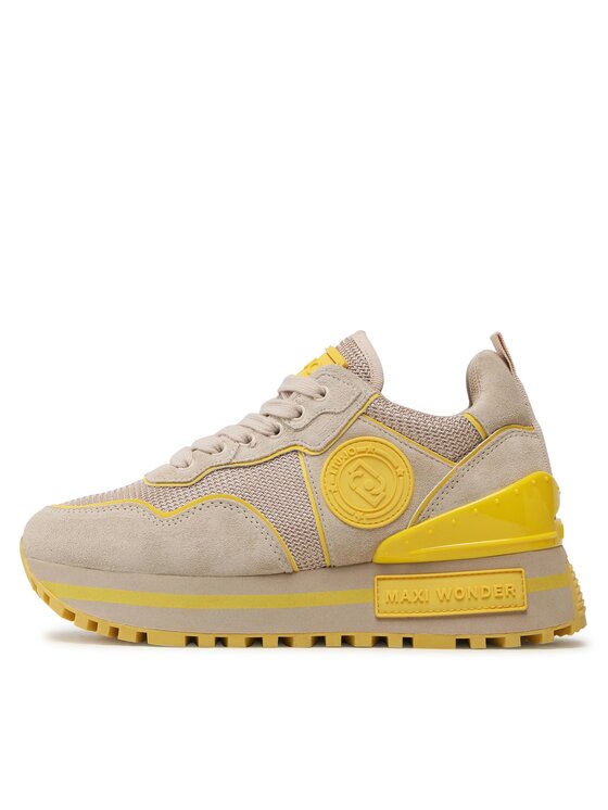Scarpe Donna Liu Jo Milano Wonder24 PX027 Phard - Sneakers Rosa In Sintetico Con Suola In Pelle E Chiusura Stringata