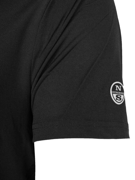 North Sails North Sails T-Shirt 45 2505 000 | T-shirt Foehn Μαύρο Regular Fit