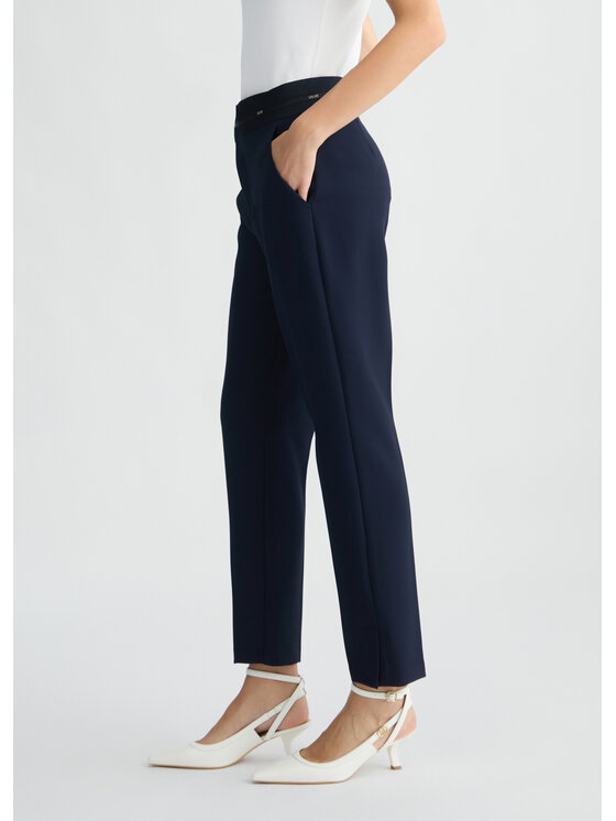 Liu Jo Liu Jo Pantaloni di tessuto WA5378T048693921 Celeste Regular Fit