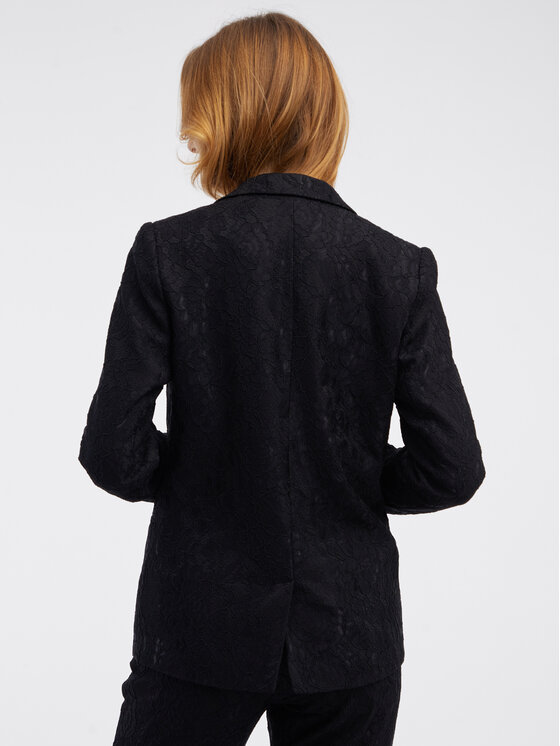Orsay Orsay Marynarka 480333660000__42 Czarny A-Line Fit