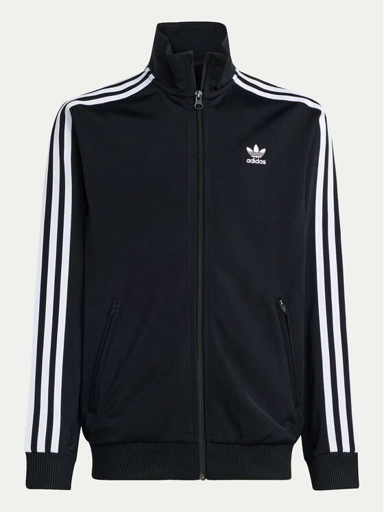adidas adidas Bluză Firebird IY9800 Negru Regular Fit