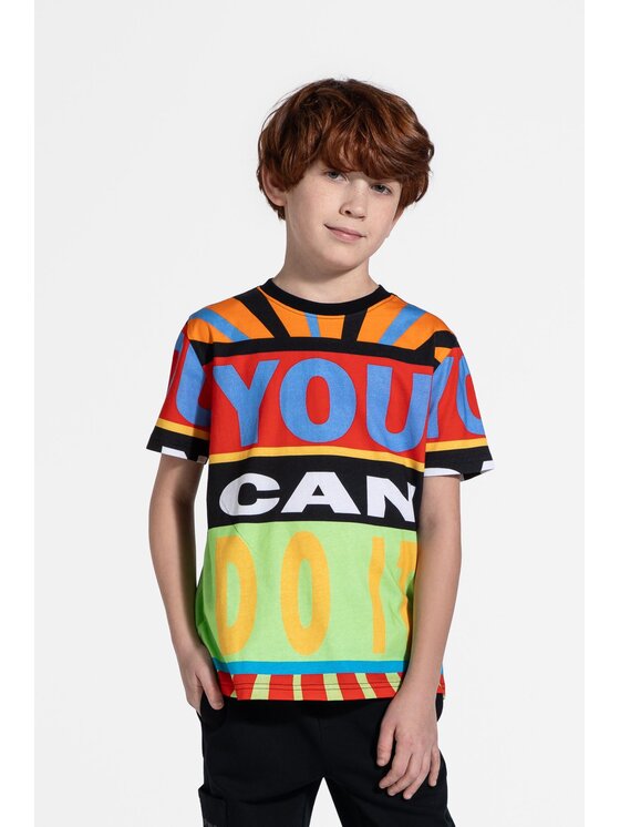Coccodrillo Coccodrillo T-Shirt WC5143202DBJ-022 Kolorowy Regular Fit