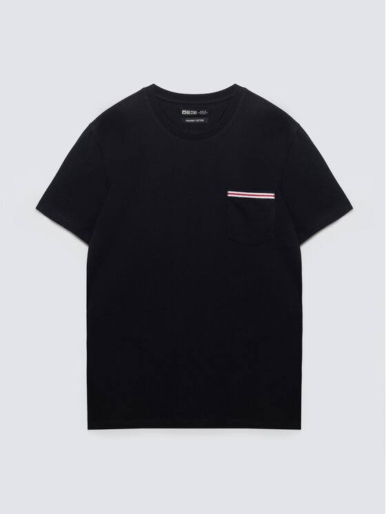 BIG STAR BIG STAR T-Shirt TOMS Czarny Basic Fit