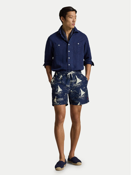 Polo Ralph Lauren Polo Ralph Lauren Σορτς κολύμβησης 710B18029001 Σκούρο μπλε Regular Fit
