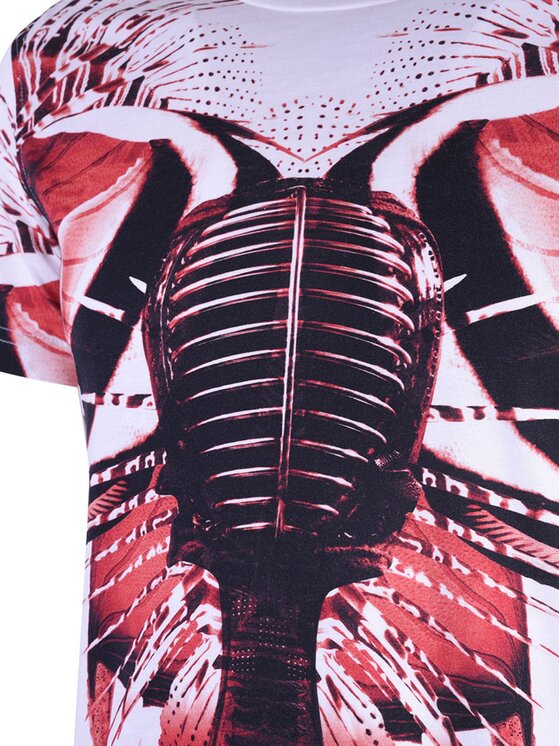 Bikkembergs Bikkembergs T-Shirt C 7 51S FJ M B044 Bílá Regular Fit